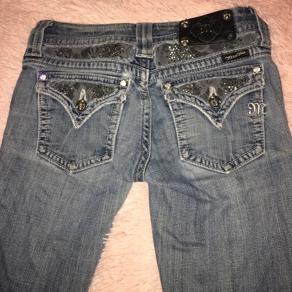 Miss Me bootcut jeans (worn)
